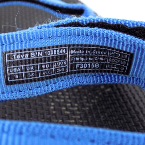 Teva Flatform Universal Platform Sandal Size 10 Blue - Picture 9 of 9